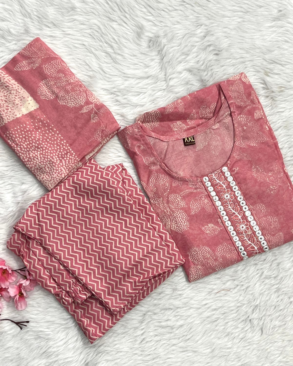 Rayon Kurta Pant Set