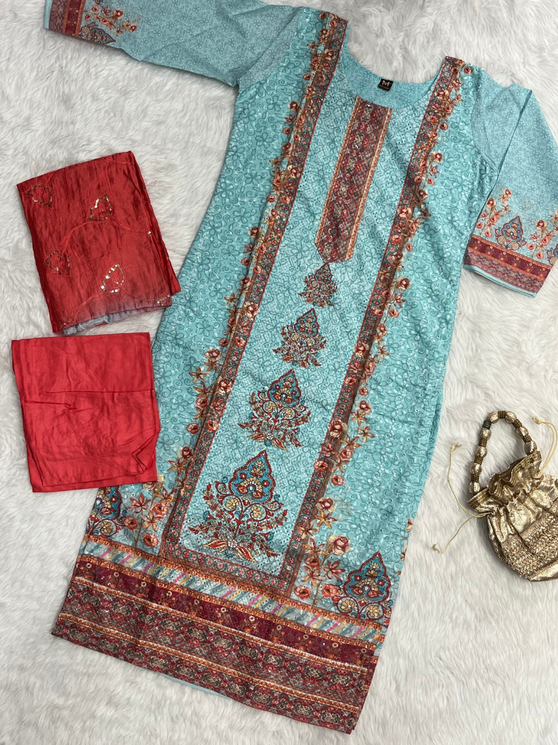 Cotton Kurta Pant Set