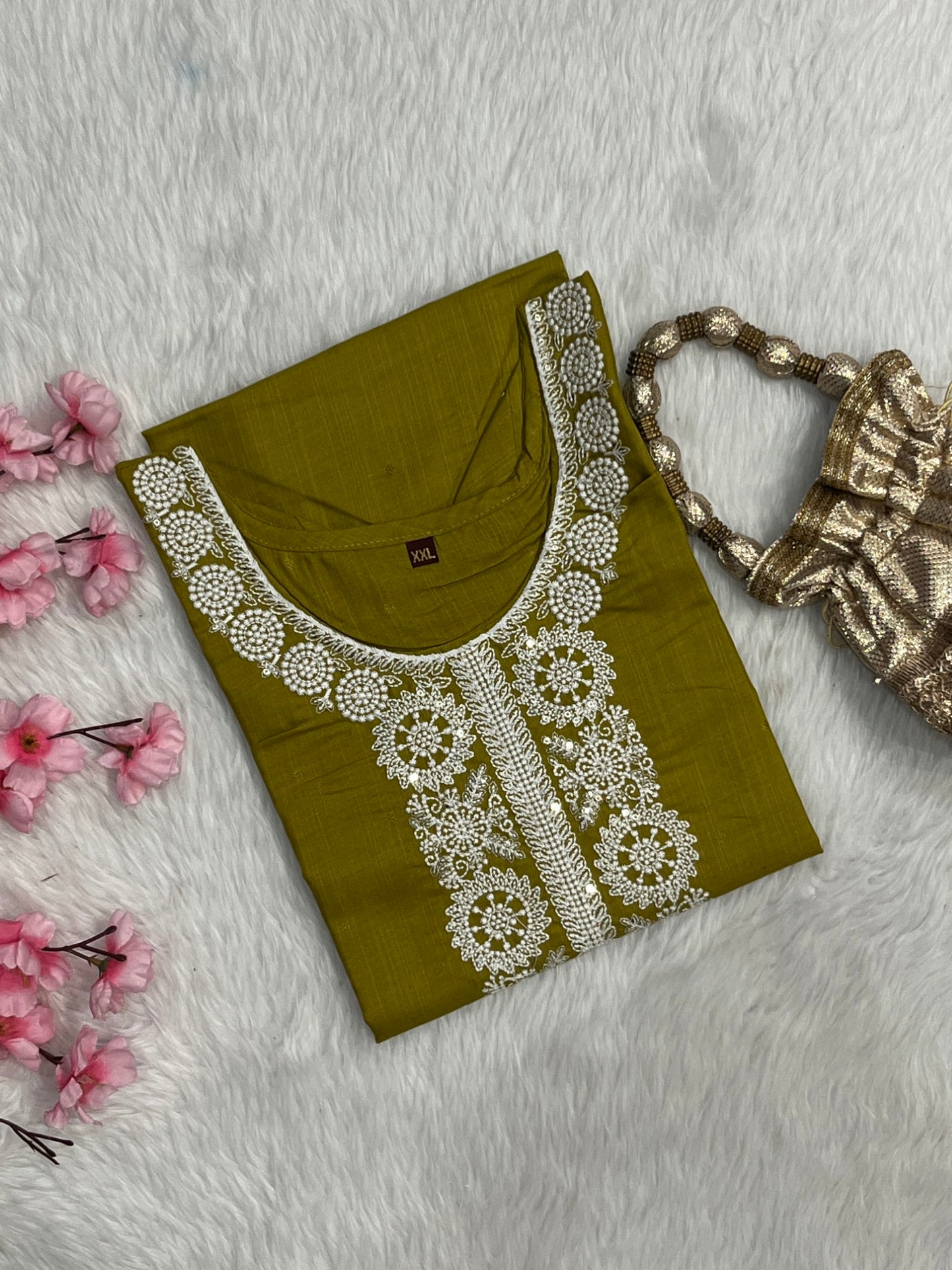 Chanderi Long Kurti