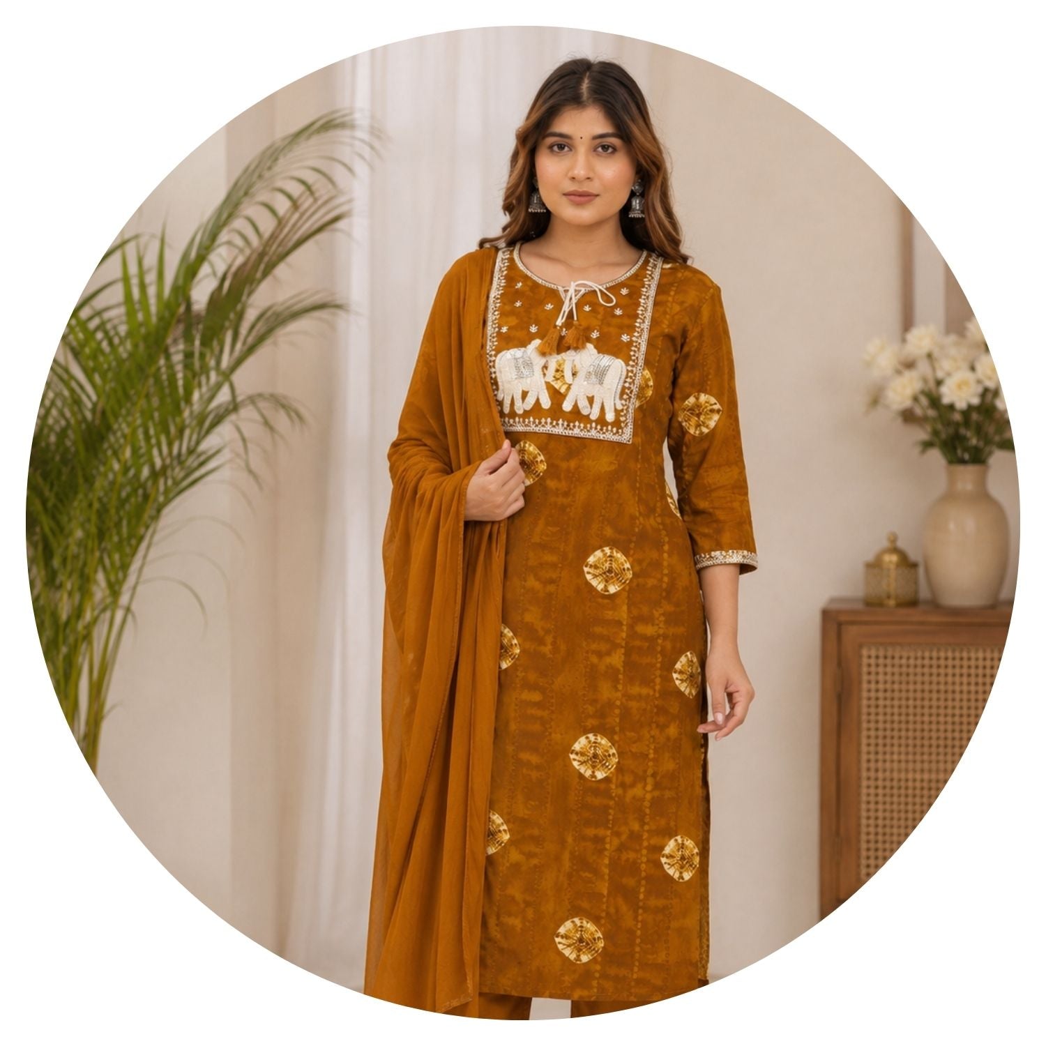 Kurta Pant Dupatta Set