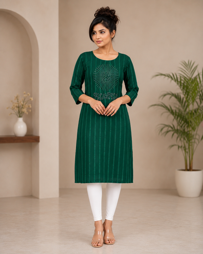 Georgette Long Kurti