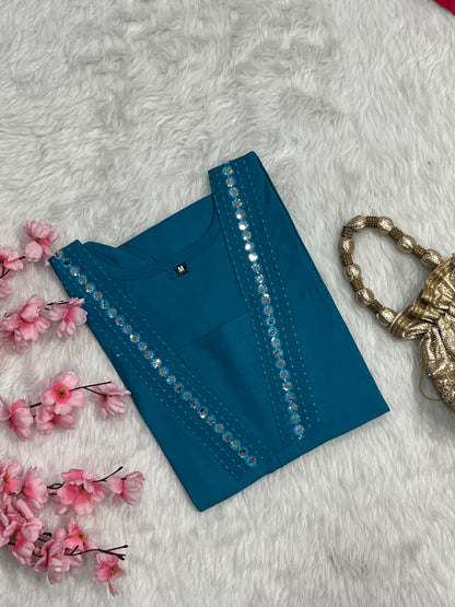 Chanderi Short Kurti