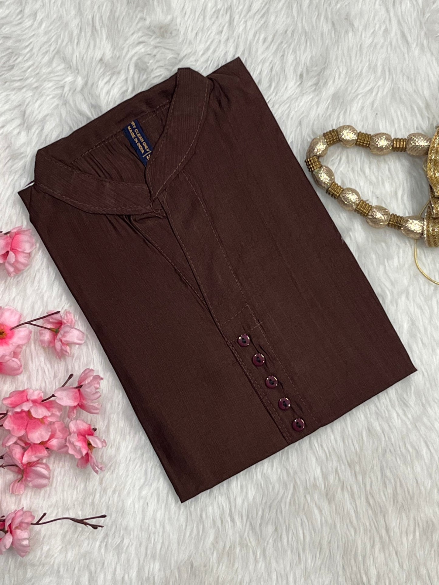 Chanderi Short Kurti