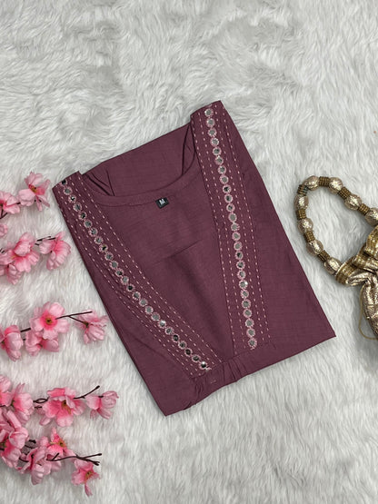 Chanderi Short Kurti