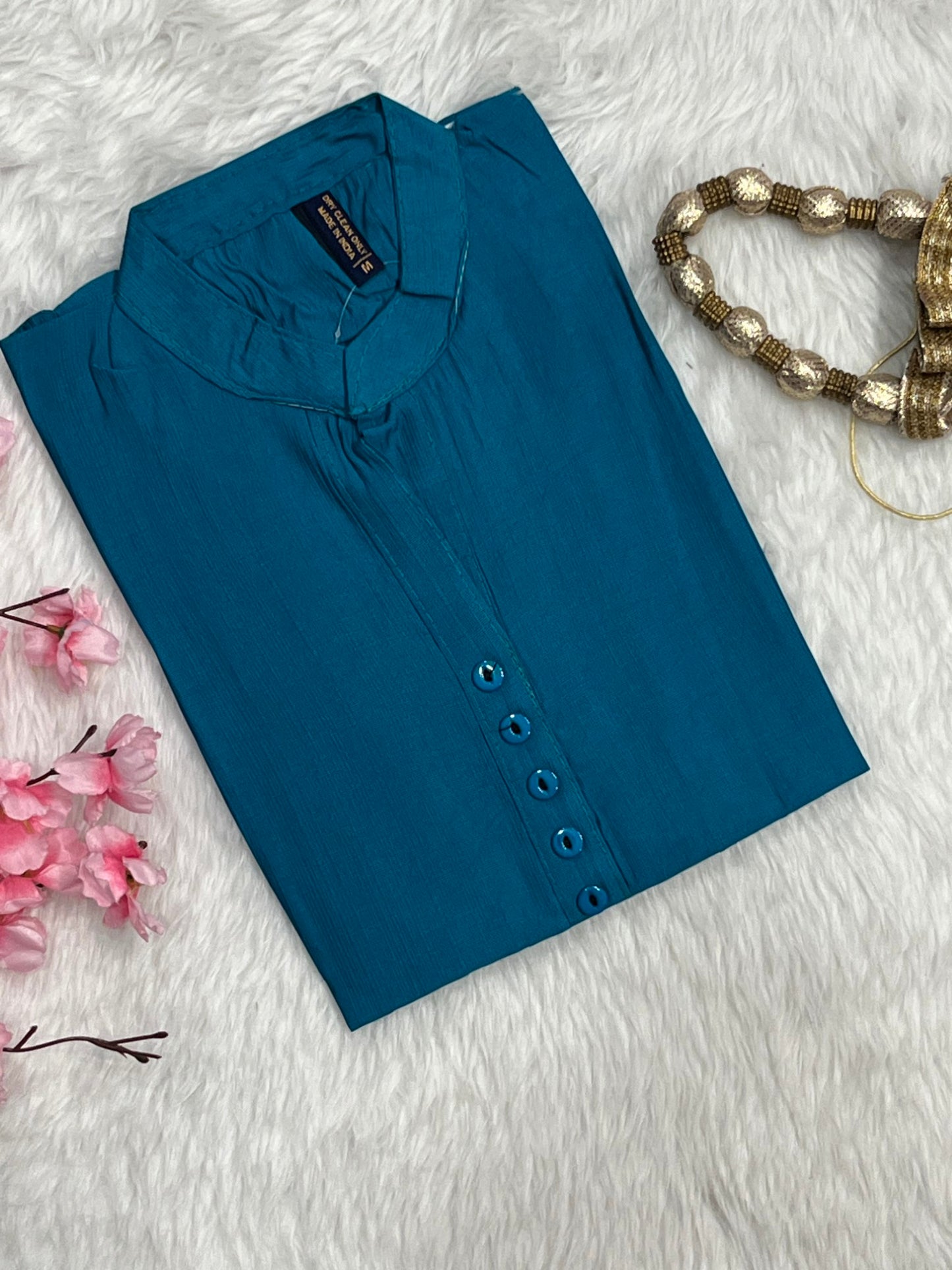 Chanderi Short Kurti