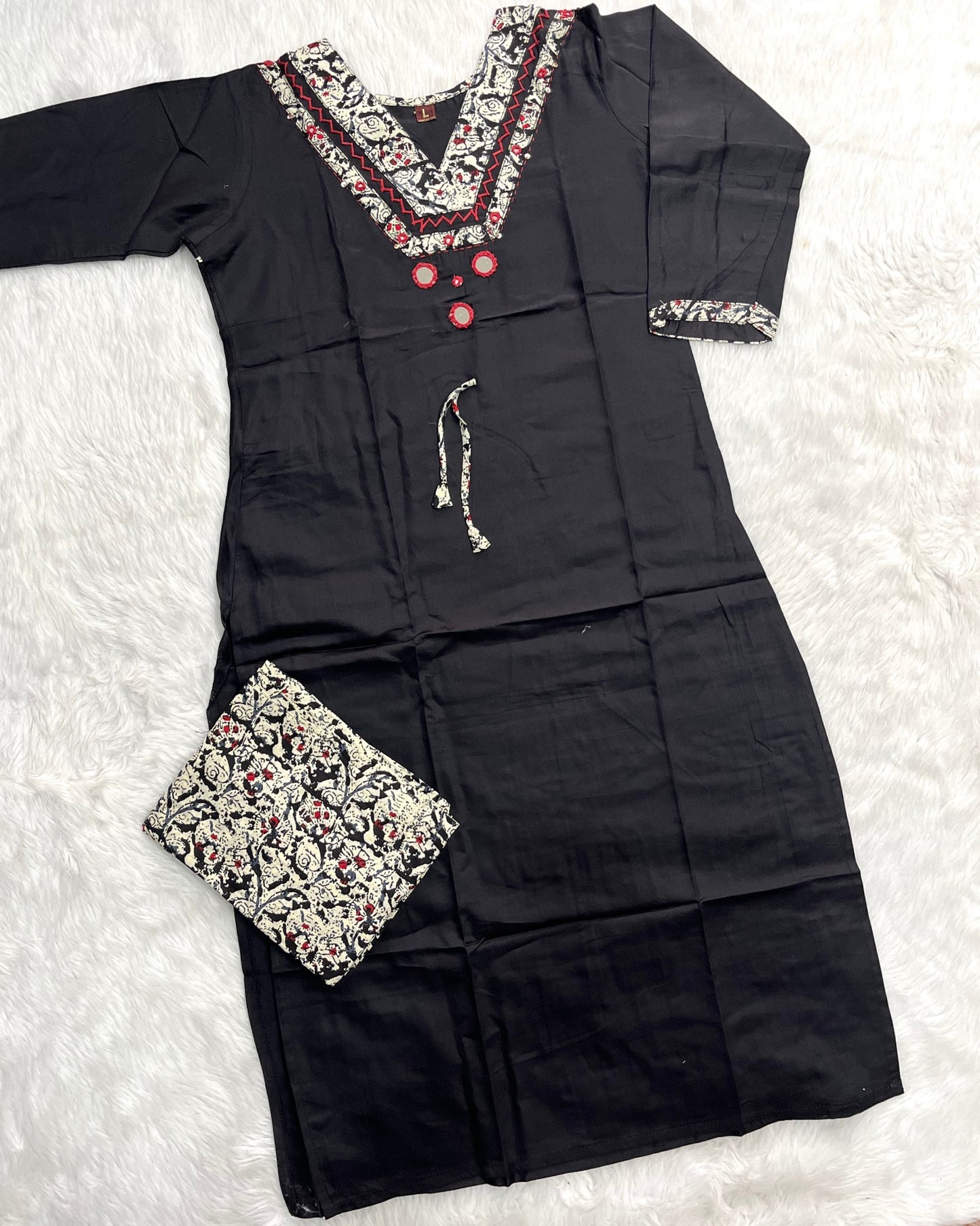 Chanderi Kurta Pant Set