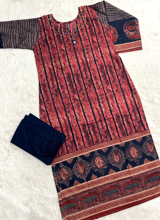 Cotton Kurta Pant Set