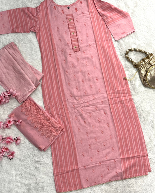 Cotton Kurta Pant Set