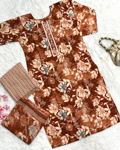 Rayon Kurta Pant Set