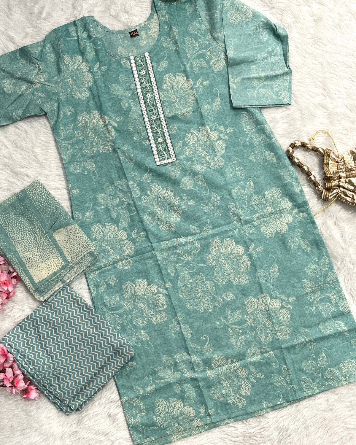 Rayon Kurta Pant Set