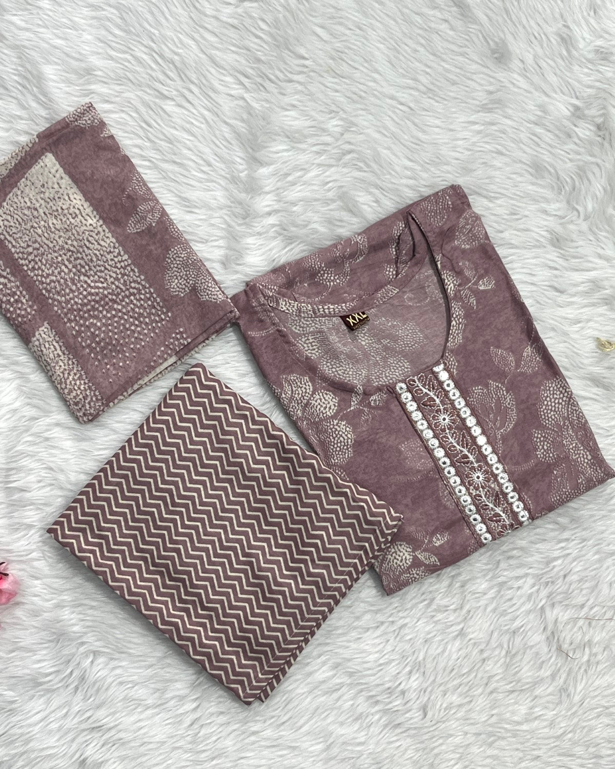 Rayon Kurta Pant Set