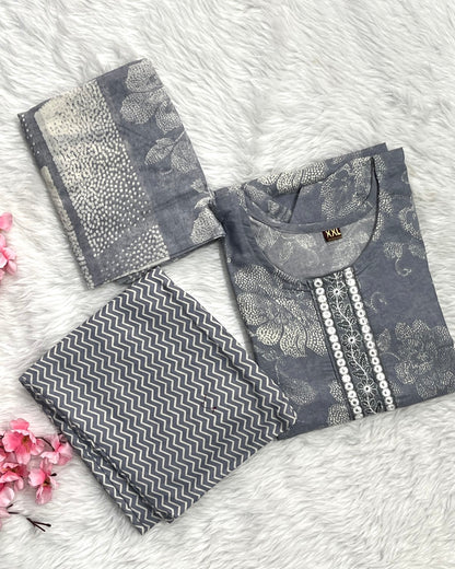 Rayon Kurta Pant Set