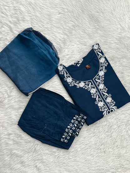 Cotton Kurta Pant Set