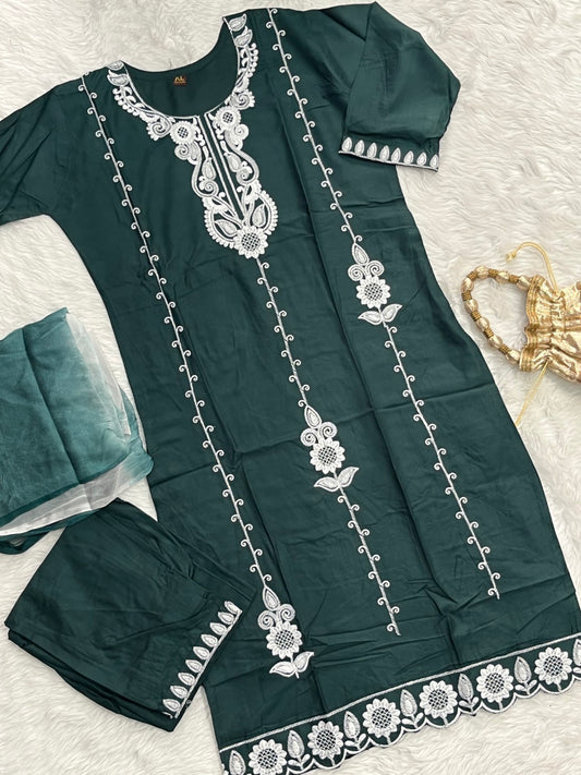Rayon Kurta Pant Set