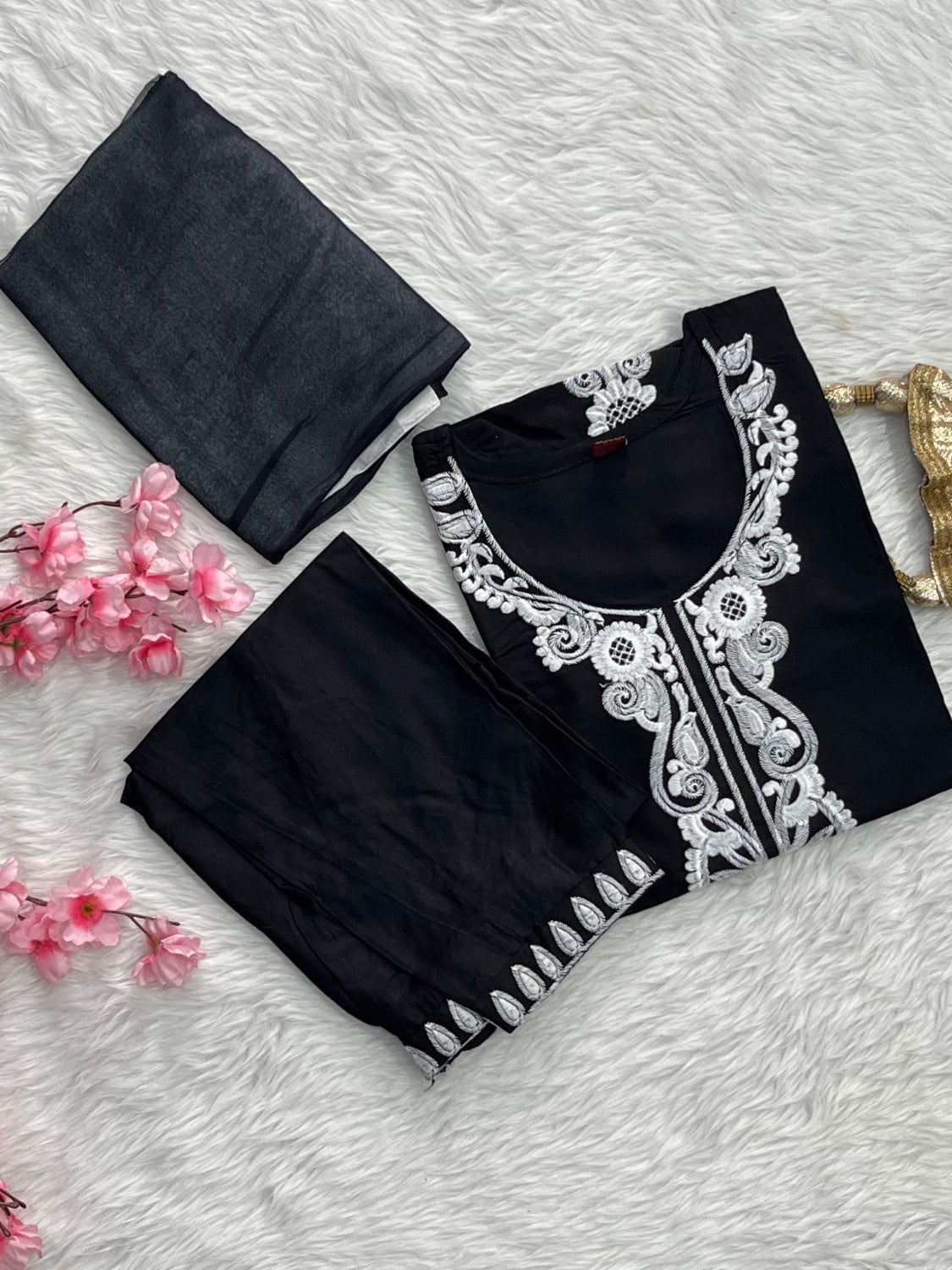 Rayon Kurta Pant Set