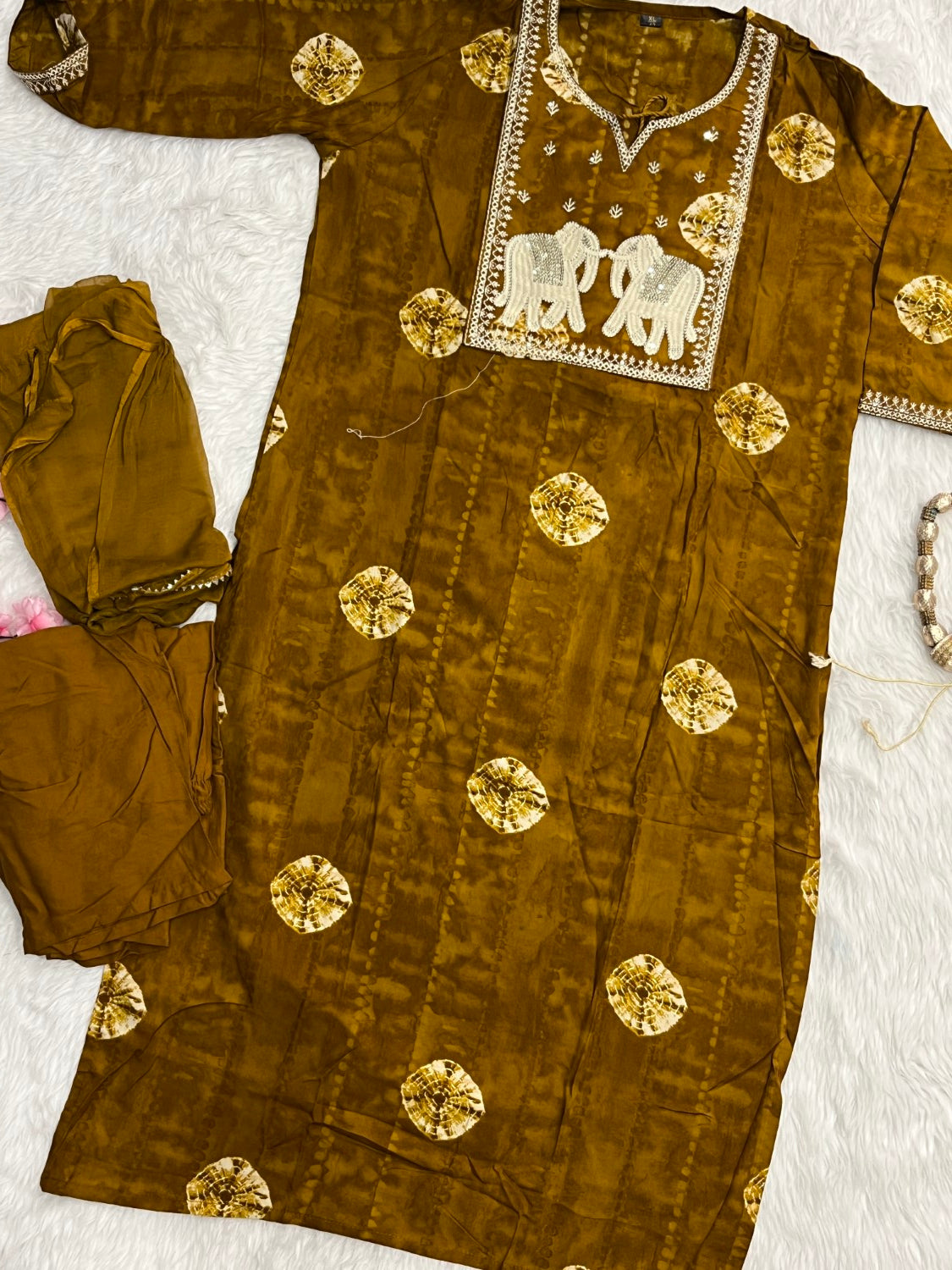 Rayon Kurta Pant Set