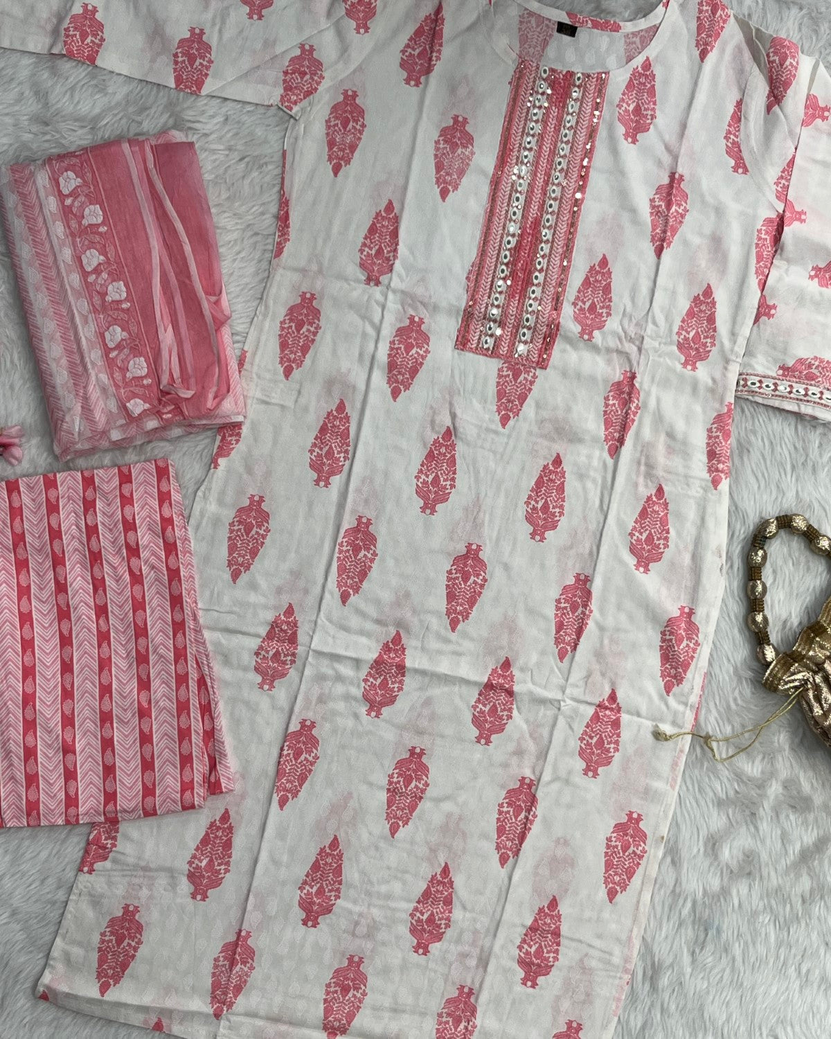 Rayon Kurta Pant Set