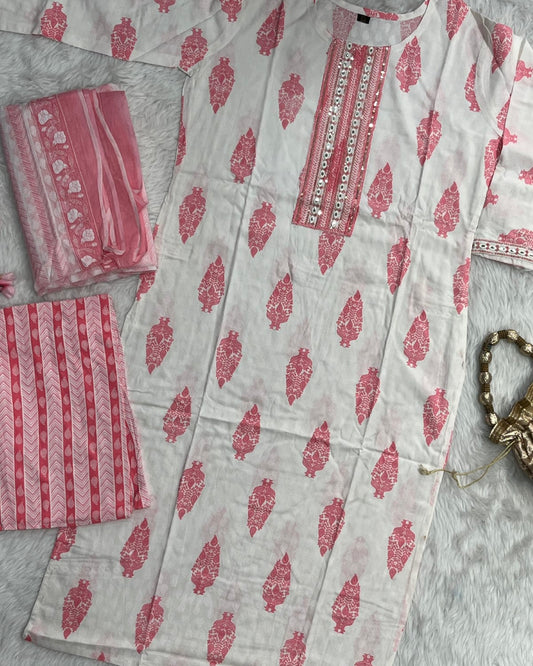 Rayon Kurta Pant Set