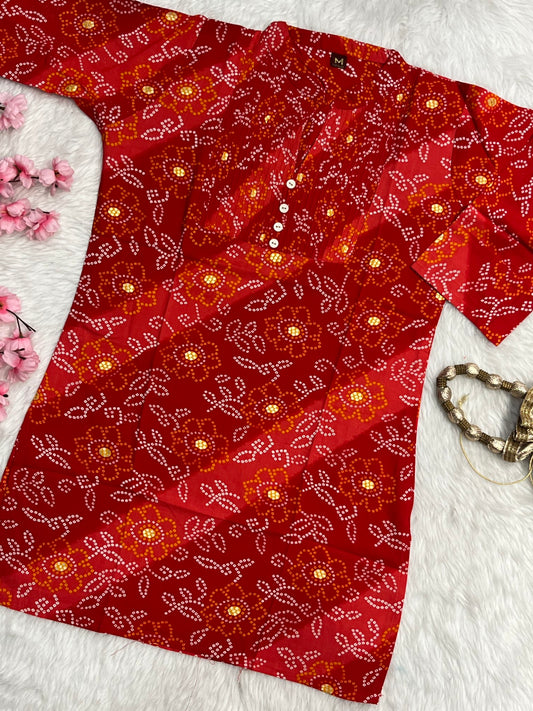 Cotton Short Kurti