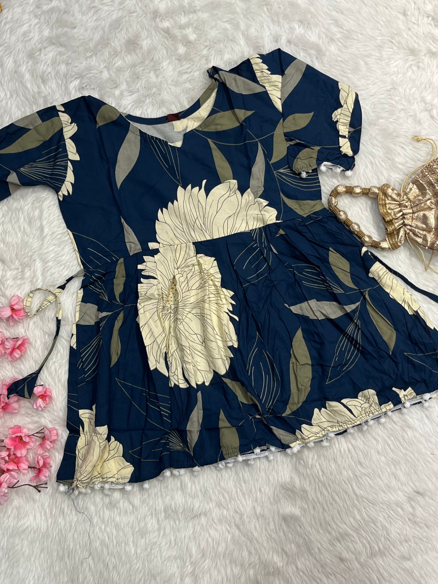 Rayon Short Gown