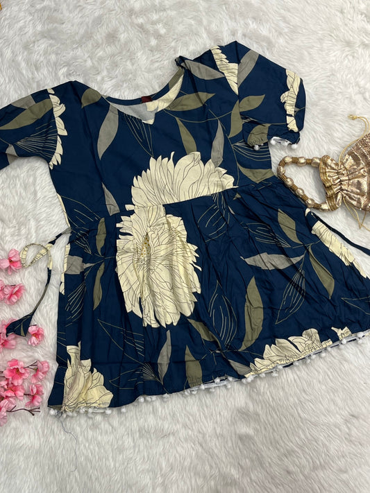 Rayon Short Gown