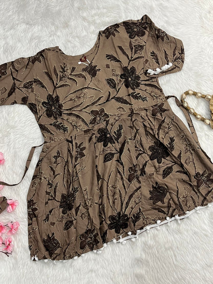 Rayon Short Gown
