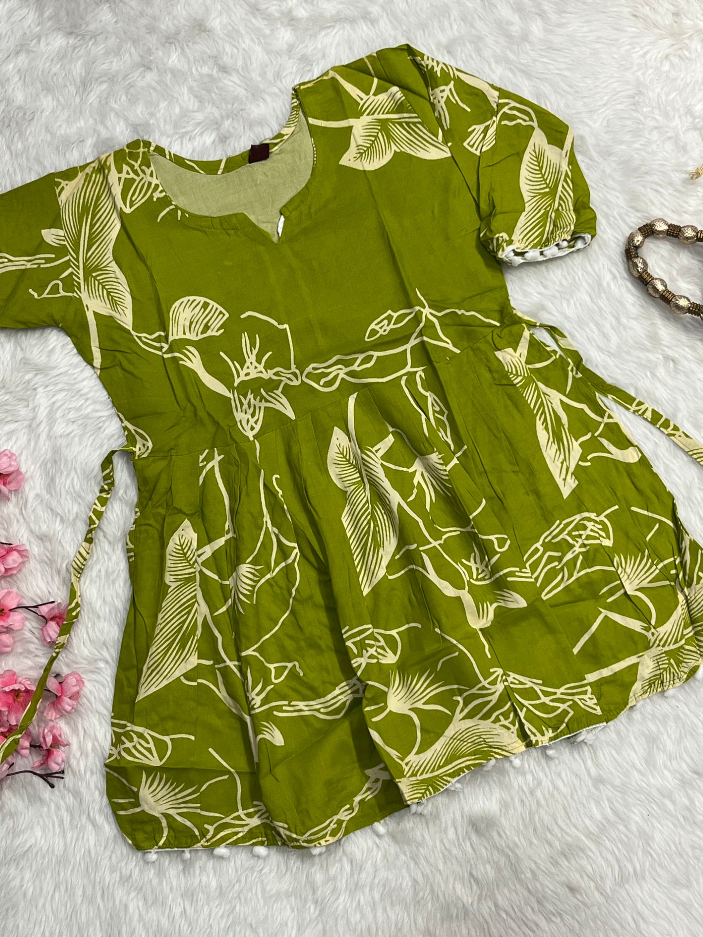 Rayon Short Gown