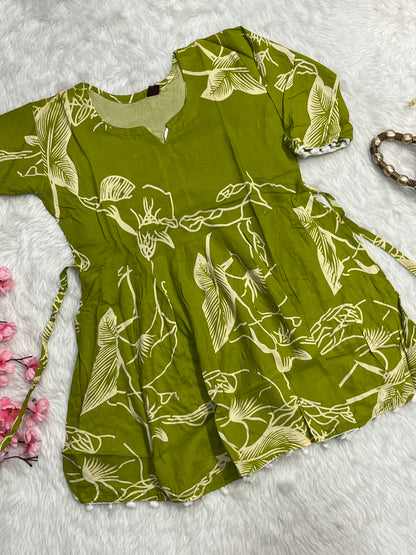 Rayon Short Gown