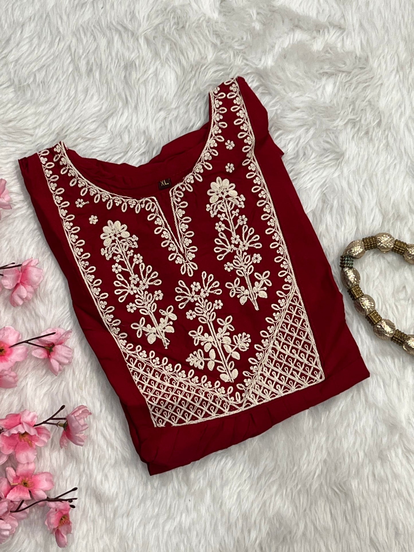 Rayon Short Gown
