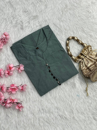 Chanderi Short Kurti