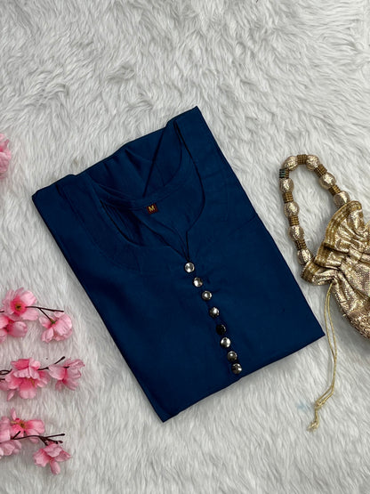 Chanderi Short Kurti