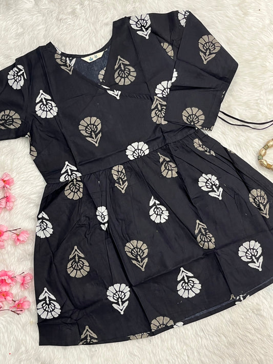 Cotton Short Gown