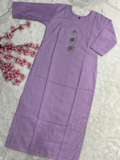 Chanderi Long Kurti