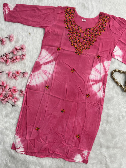 Rayon Long Kurti
