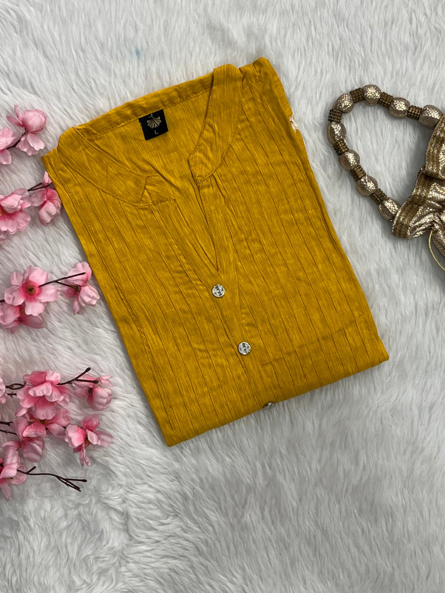 Chanderi Long Kurti