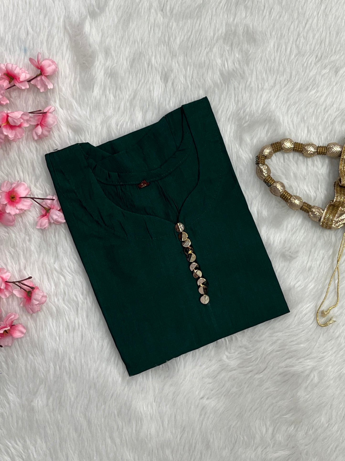 Chanderi Long Kurti