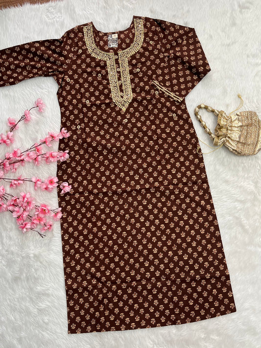 Cotton Long Kurti