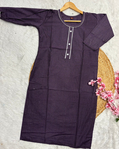 Cotton Long Kurti