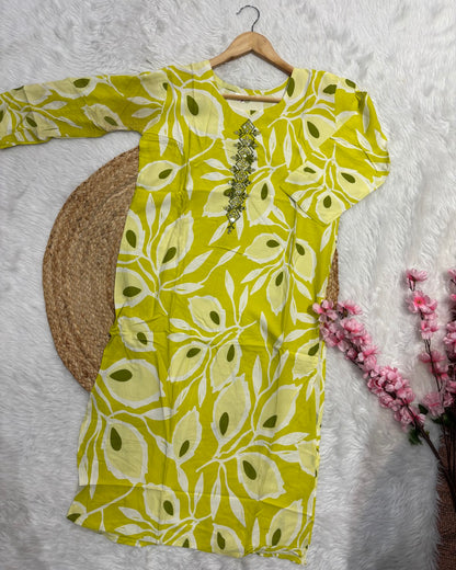 Cotton Long Kurti