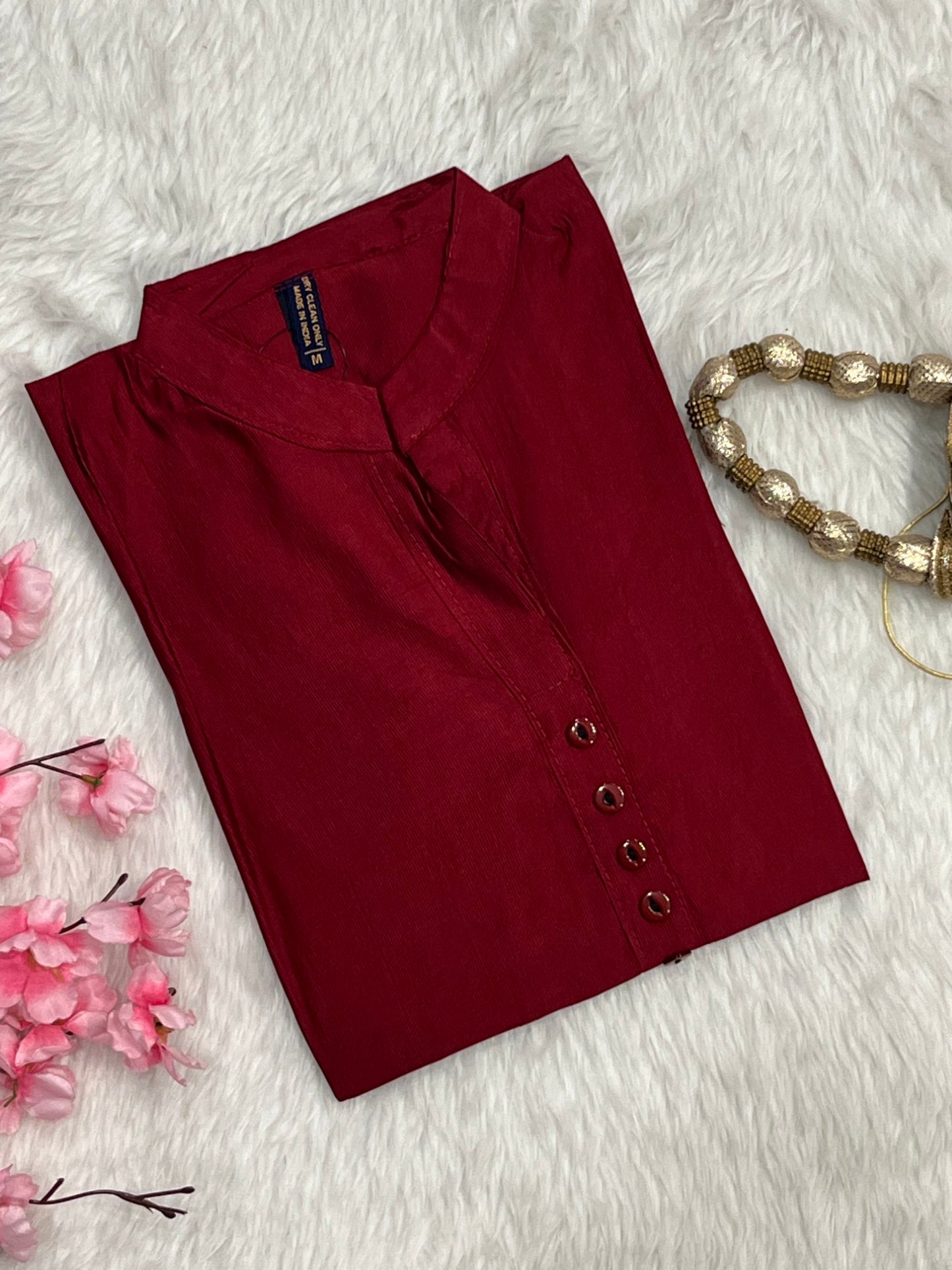 Chanderi Short Kurti