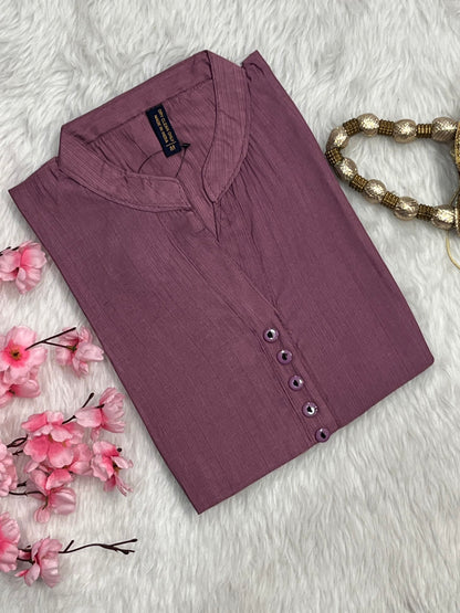 Chanderi Short Kurti