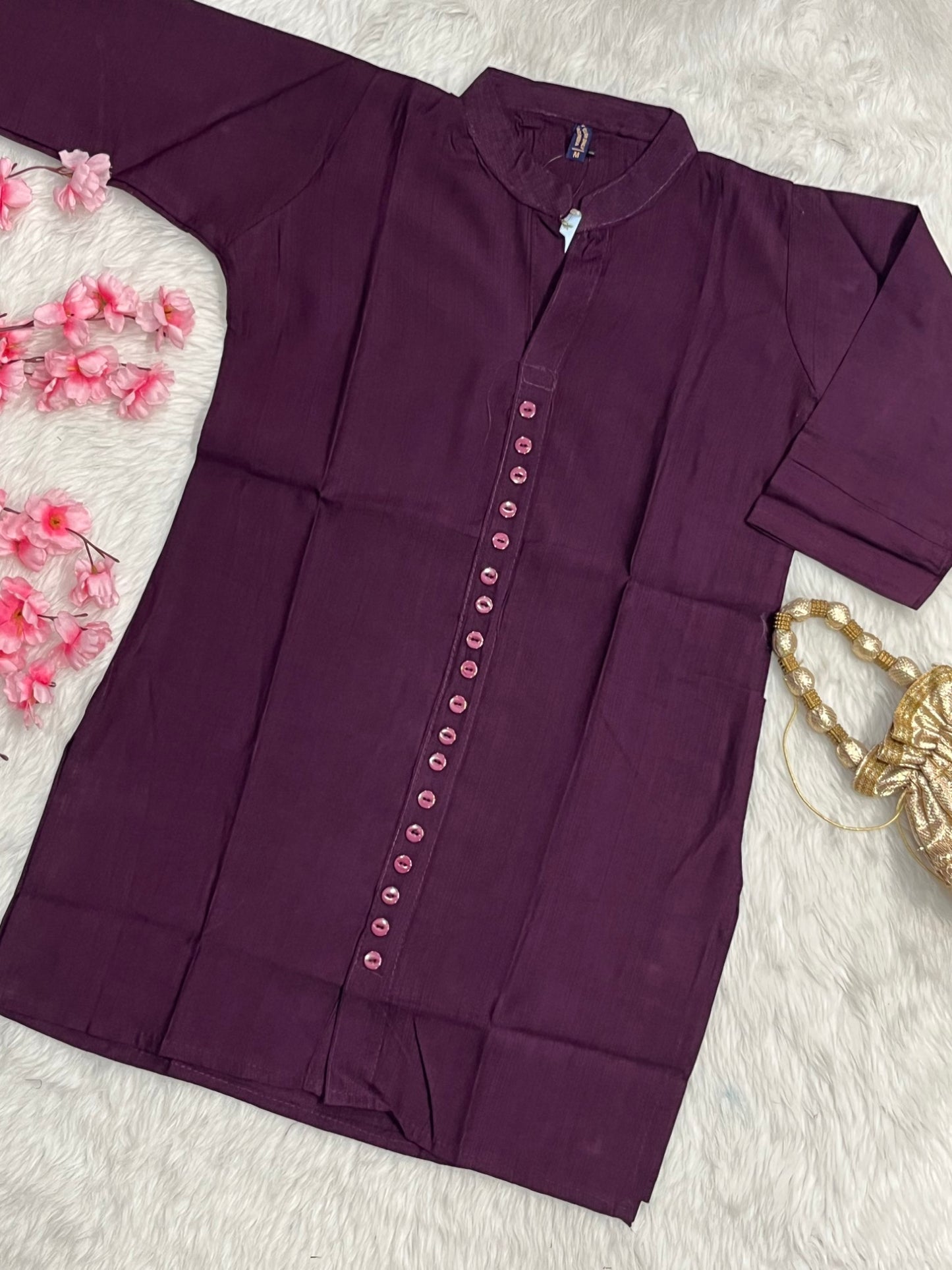 Chanderi Short Kurti