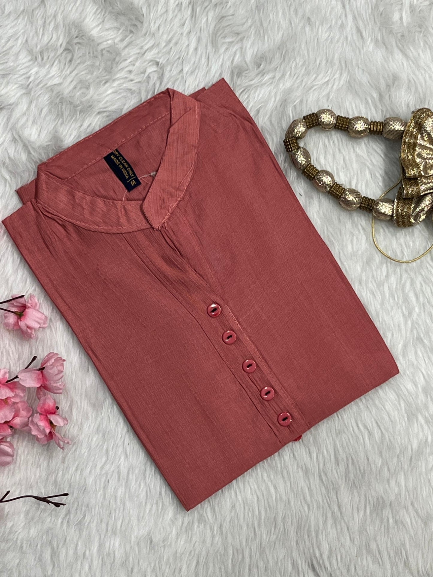 Chanderi Short Kurti